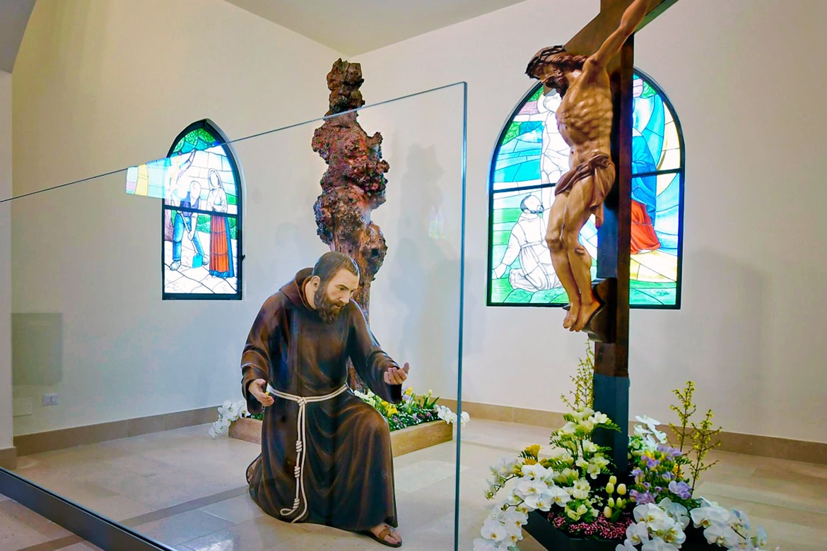 The Caphel of Saint Francis and the Elm tree of the First Stigmata in  Pietrelcina