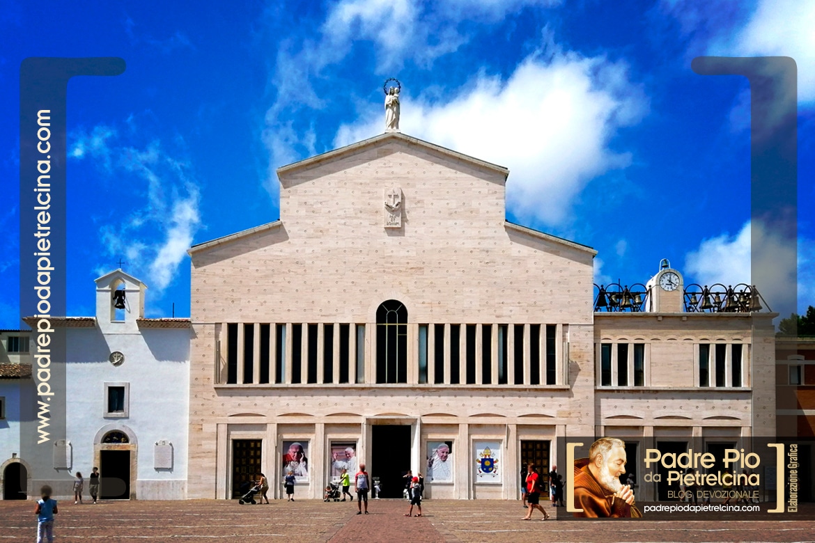 The Church and the Convent of Padre Pio in San Giovanni Rotondo (Italy)