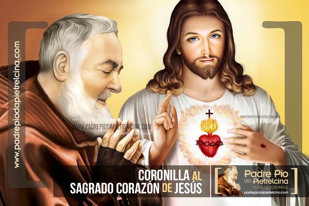 Actualizar 46+ imagen rosario al sagrado corazon de jesus padre pio